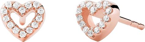 michael kors herz ohrringe rosegold|Women's Rose Gold Earrings .